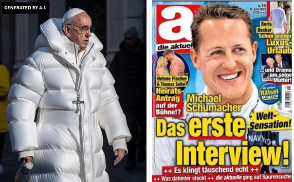 papež a Schumacher